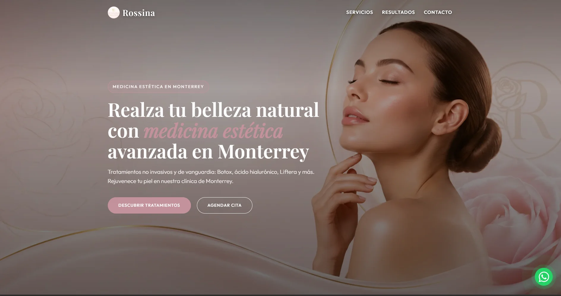 Captura de pantalla de rossina
