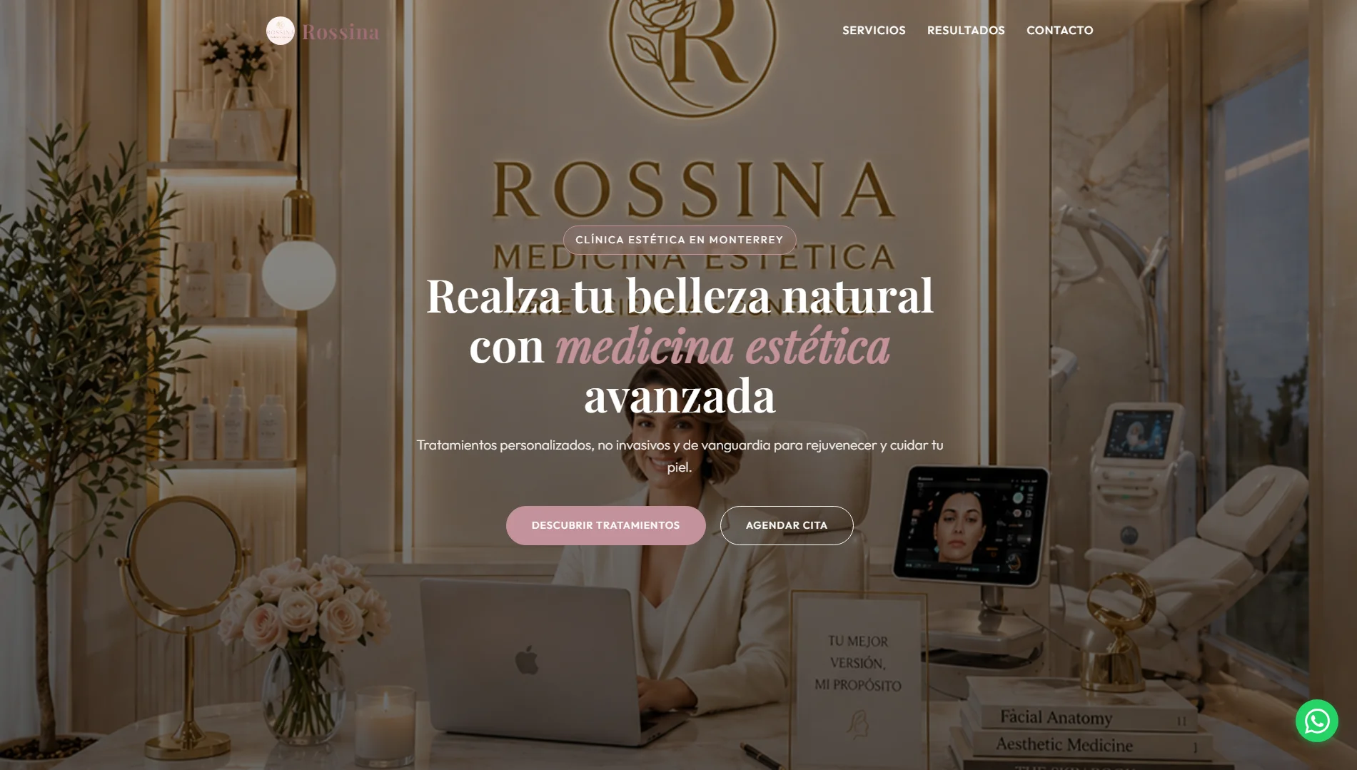 Captura de pantalla de rossina